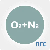 ПГС ГСО 1 разряд кислород (О2) 15% в азоте (N2) в стальном баллоне 5 л. вентиль латунь