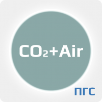 ПГС-ГСО 1 разряд, Углекислый газ (СО2) 9 ppm в воздухе в баллоне 40 л, соединение DIN 9