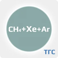Техническая газовая смесь: Метан (CH4) 10 % + Ксенон (Xe) 20%+ Аргон (Ar) 70%.  в баллоне 10 л. 100 бар.