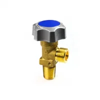 Газовый вентиль сальниковый баллонный латунь 200бар DIN 1/E17  CVG